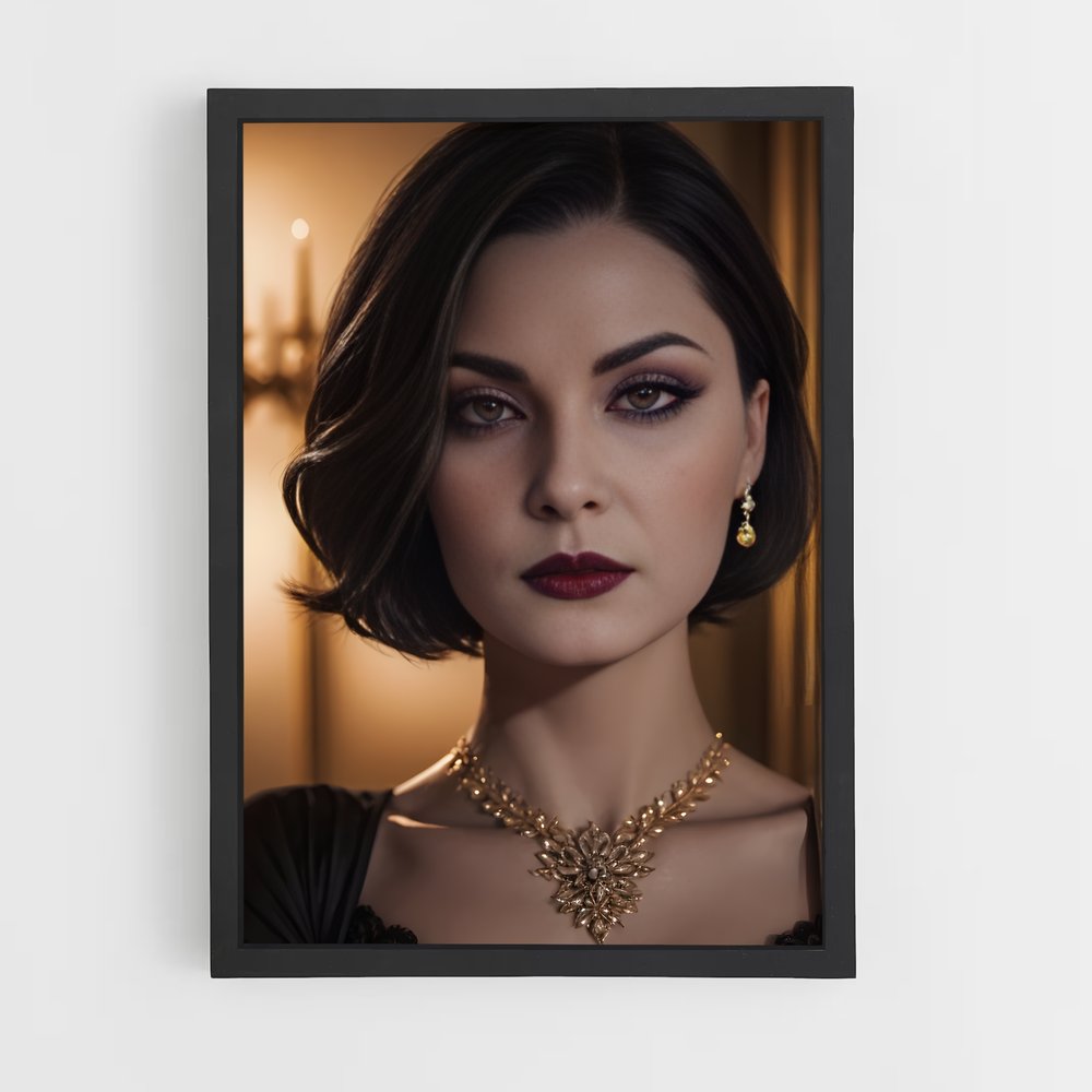 Poster Lady dimitrescu fatale – affiche Resident Evil (vue 2)